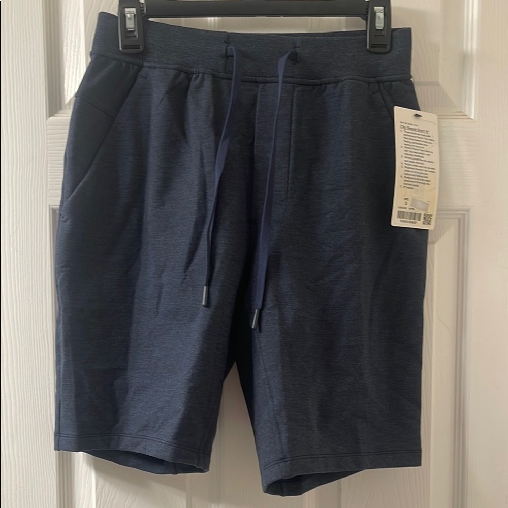 Lululemon Athletica Blue Athletic Shorts with Drawstring Waist